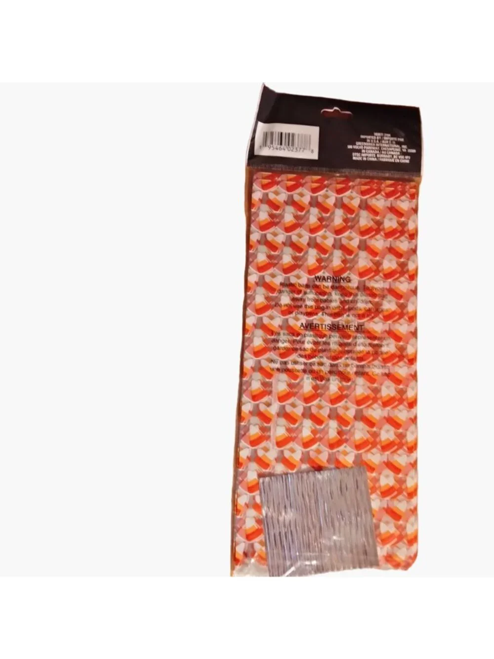 Halloween Candy Corn Loot Bags Twist Ties 20 Pc Set